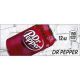 Dr Pepper small size 12 oz can flavor strip (minimum order 3)