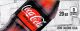 Coca Cola Zero small size 20oz bottle flavor strip