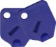 Large Blue Key Covers For Tubular Keys - 2 Covers