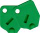 Large Green Key Covers For Tubular Keys - 2 Covers