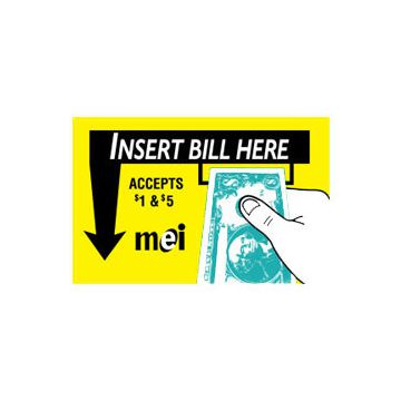 Mars Validator Decal Soda Style $1-$5 (NEW)