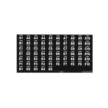 National Vendors snack machine item tags