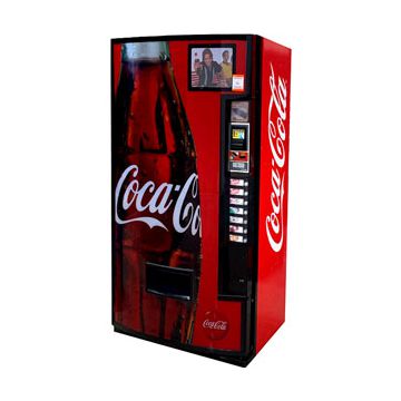 Vendo Model 407 12 oz Can Vending Machine - Dr Pepper