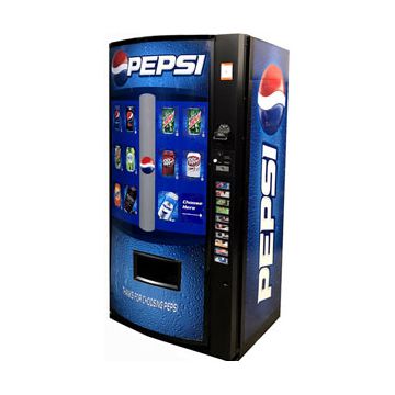 Vendo Model 511 12oz Can Machine - Pepsi Blast Simulated HVV