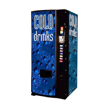 Dixie Narco Model 276E 12 oz Can Machine - Cold Drink Bubbles