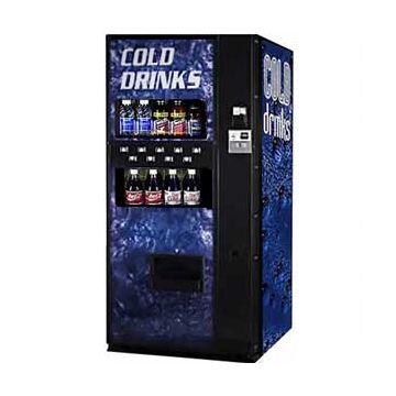 Dixie Narco Model 501E 12oz Can Machine - Live Display - Cold Drink