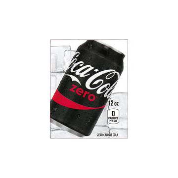 Market Place Machines Coca Cola Zero 12 oz Strips