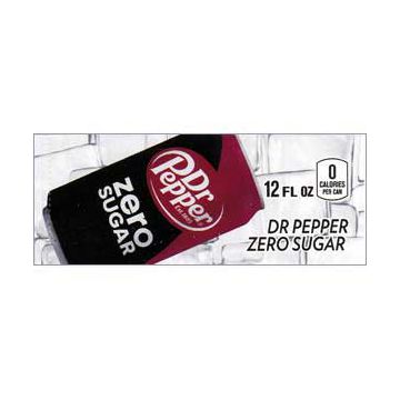 Dr Pepper Sugar Free small size 12 oz can flavor strip (minimum order 3)