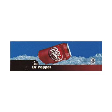 Dr Pepper large size flavor strip