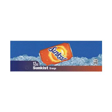 Sunkist Orange on ice large size flavor strip