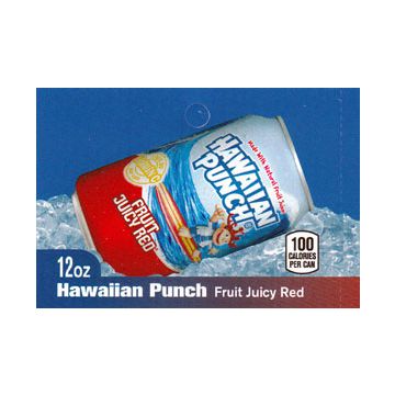 Hawaiian Punch on ice medium size flavor strip