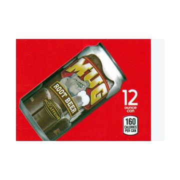 Mug Root Beer on ice medium size flavor strip