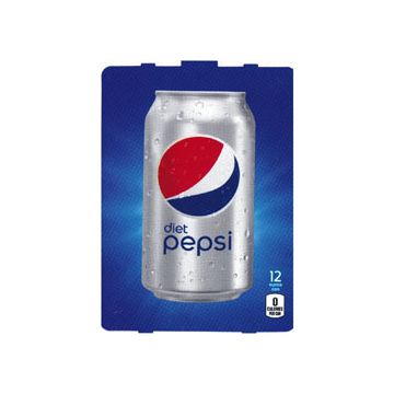 Diet Pepsi Cola New Age (HVV) 12 oz can flavor strip