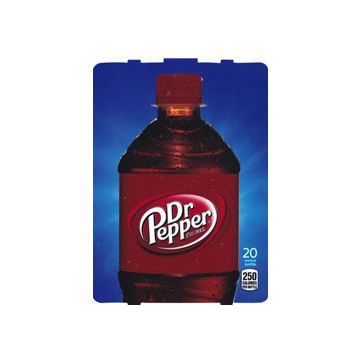 Dr Pepper (HVV) 20 oz bottle flavor strip