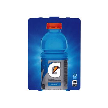Gatorade Cool Blue (HVV) 20 oz bottle flavor strip