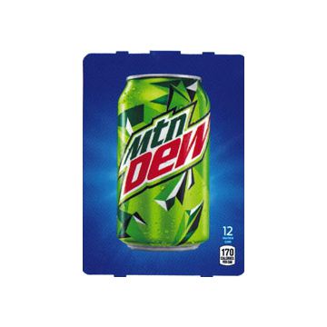 Mtn Dew (HVV) 12 oz can flavor strip