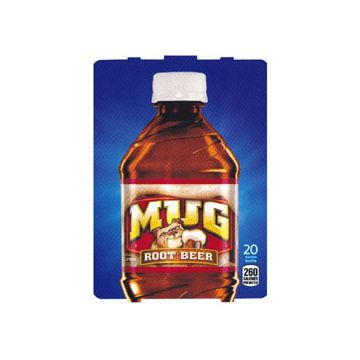 Mug Root Beer (HVV) 20 oz bottle flavor strip