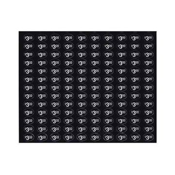 Price stickers generic soda, snack $3.00 (black) (NEW)