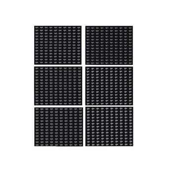 6 Price stickers generic soda, snack label sheets  $1.00 to $2.50 cents (black) (NEW)