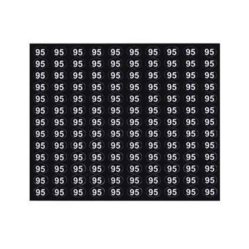 Price stickers generic soda, snack .95 cents (black) (NEW)