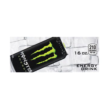 Monster Energy can on ice small size flavor strip