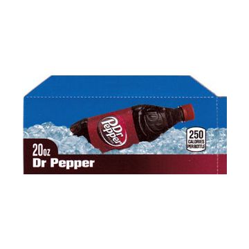 Dr Pepper small size 20oz bottle flavor strip