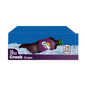 Grape Crush small size 20 oz bottle flavor strip