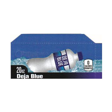 Deja Blue Water small size 20 oz bottle flavor strip (minimum order 3)