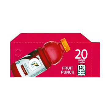Gatorade Fruit Punch small size 20oz bottle flavor strip
