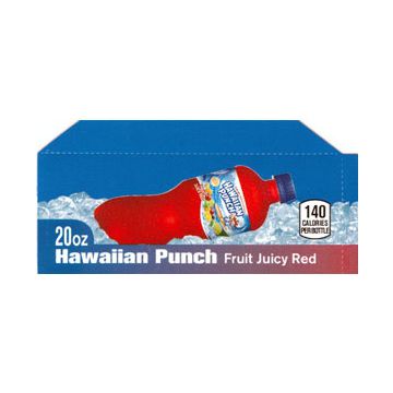 Hawaiian Punch small size 20oz bottle flavor strip
