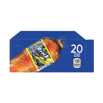 Lipton Brisk small size 20oz bottle flavor strip