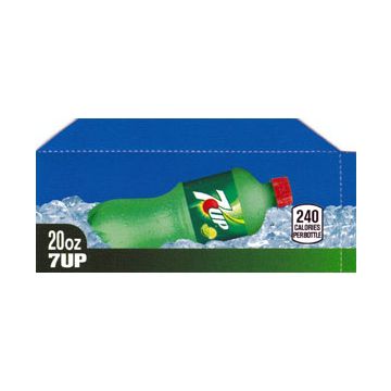 7up small size 20oz bottle flavor strip