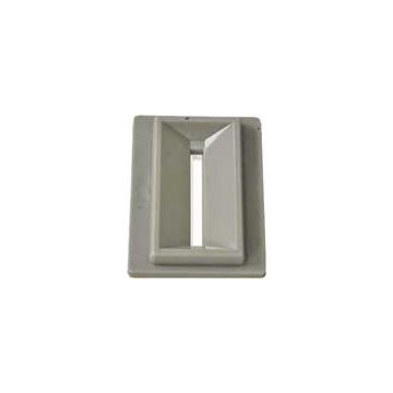 Coin insert - gray plastic