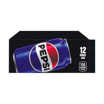 Pepsi Cola small size 12 oz can flavor strip (minimum order 3)
