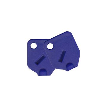 Large Blue Key Covers For Tubular Keys - 2 Covers