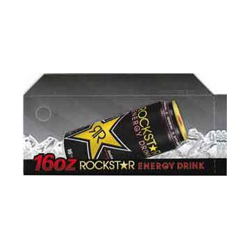 Rock Star original can on ice small size flavor strip