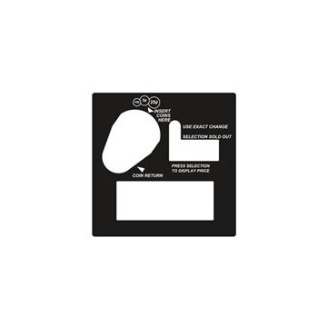 Vendo black coin bezel decal (NEW)