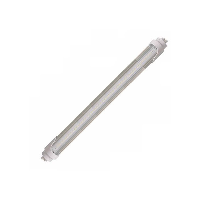 LED Tube Light, 24" Clear Lens, Rotating Ends 