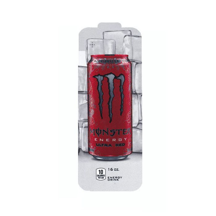 Chameleon Machines Monster Energy Ultra Red 16 oz Strips