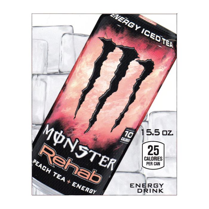 Market Place Machines Monster Rehab Peach Tea Strips