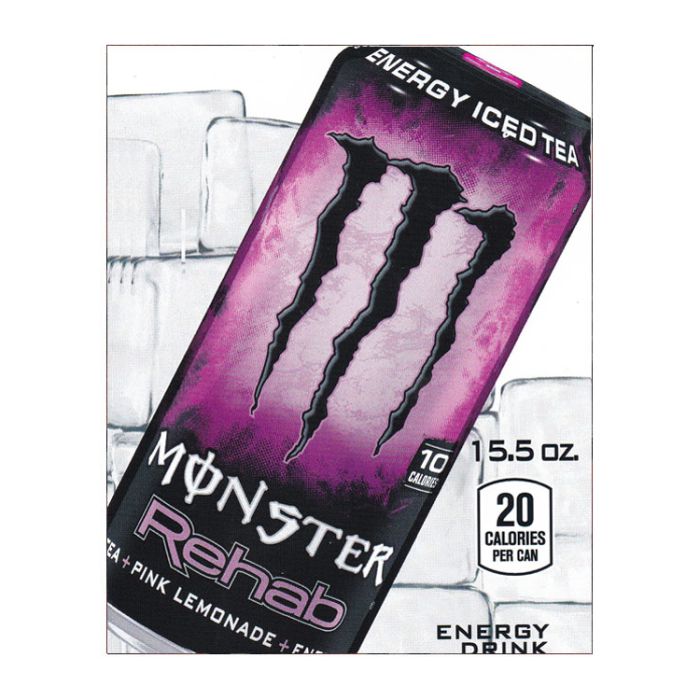 Market Place Machines Monster Rehab Pink Lemonade Strips