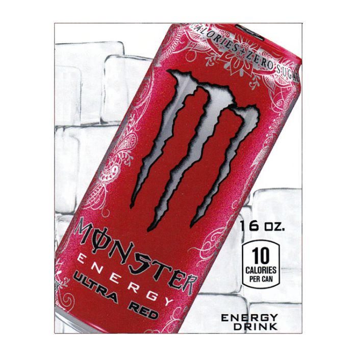 Market Place Machines Monster Energy Ultra Red Strips
