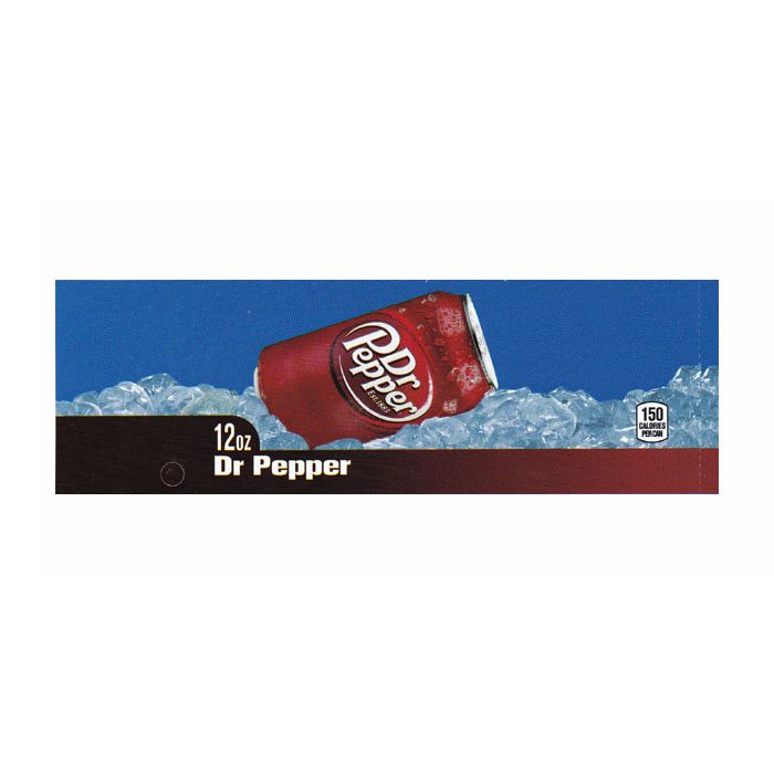 Dr Pepper large size flavor strip