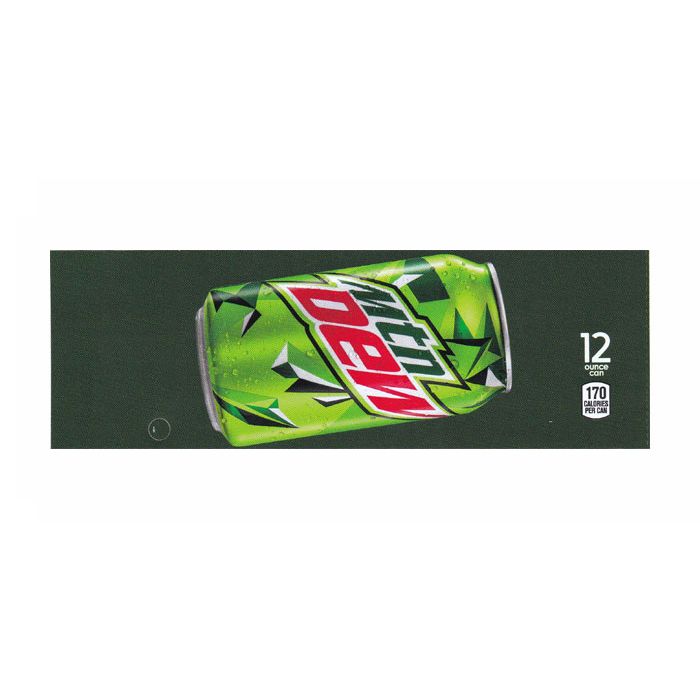 Mountain Dew large size flavor strip