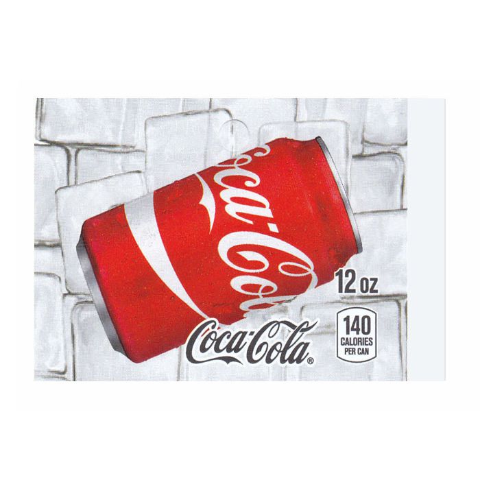 Coca Cola on ice medium size flavor strip