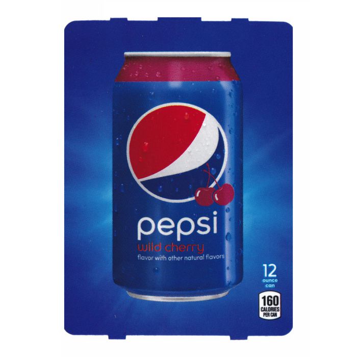 Wild Cherry Pepsi Cola New Age (HVV) 12 oz can flavor strip