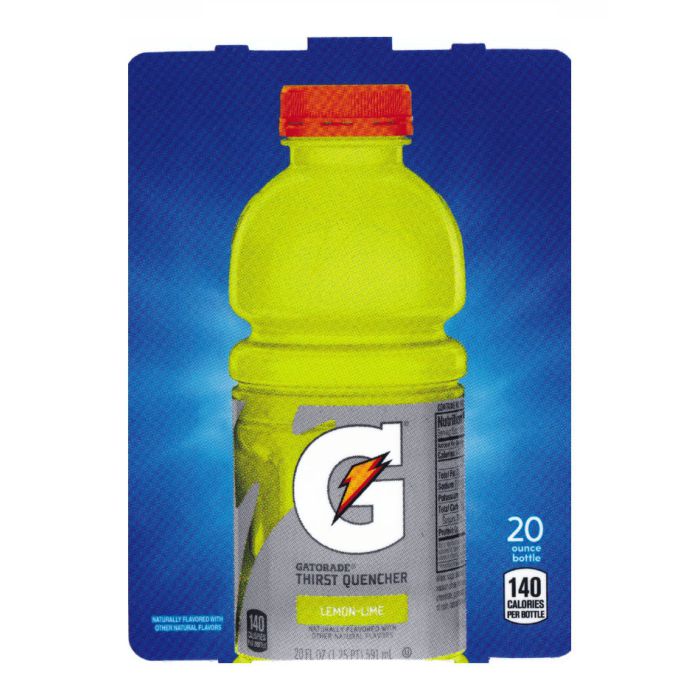 G Lemon Lime (HVV) 20 oz bottle flavor strip
