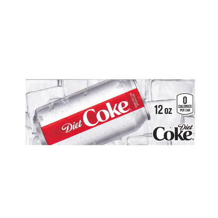 Diet Coke small size flavor strip