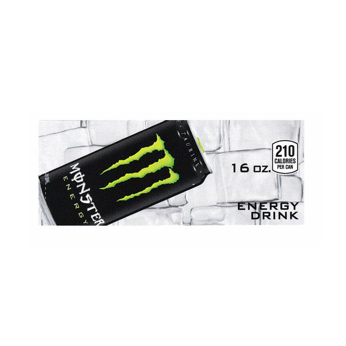 Monster Energy can on ice small size flavor strip