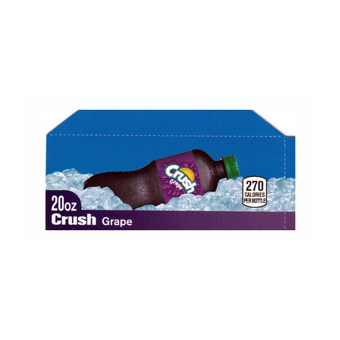 Grape Crush small size 20 oz bottle flavor strip